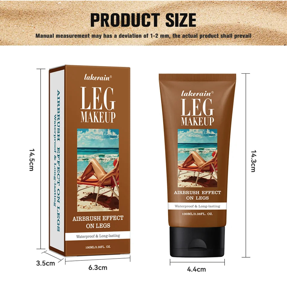 Waterproof Leg Foundation for Flawless Even Skin Tone