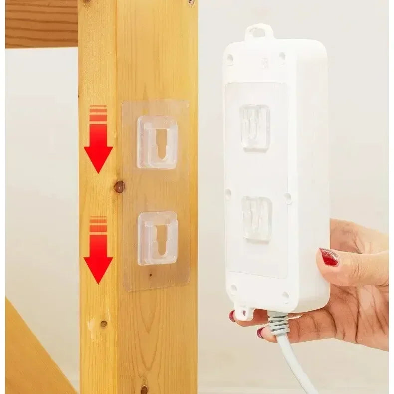 Double-Sided Adhesive Wall Hooks for Storage