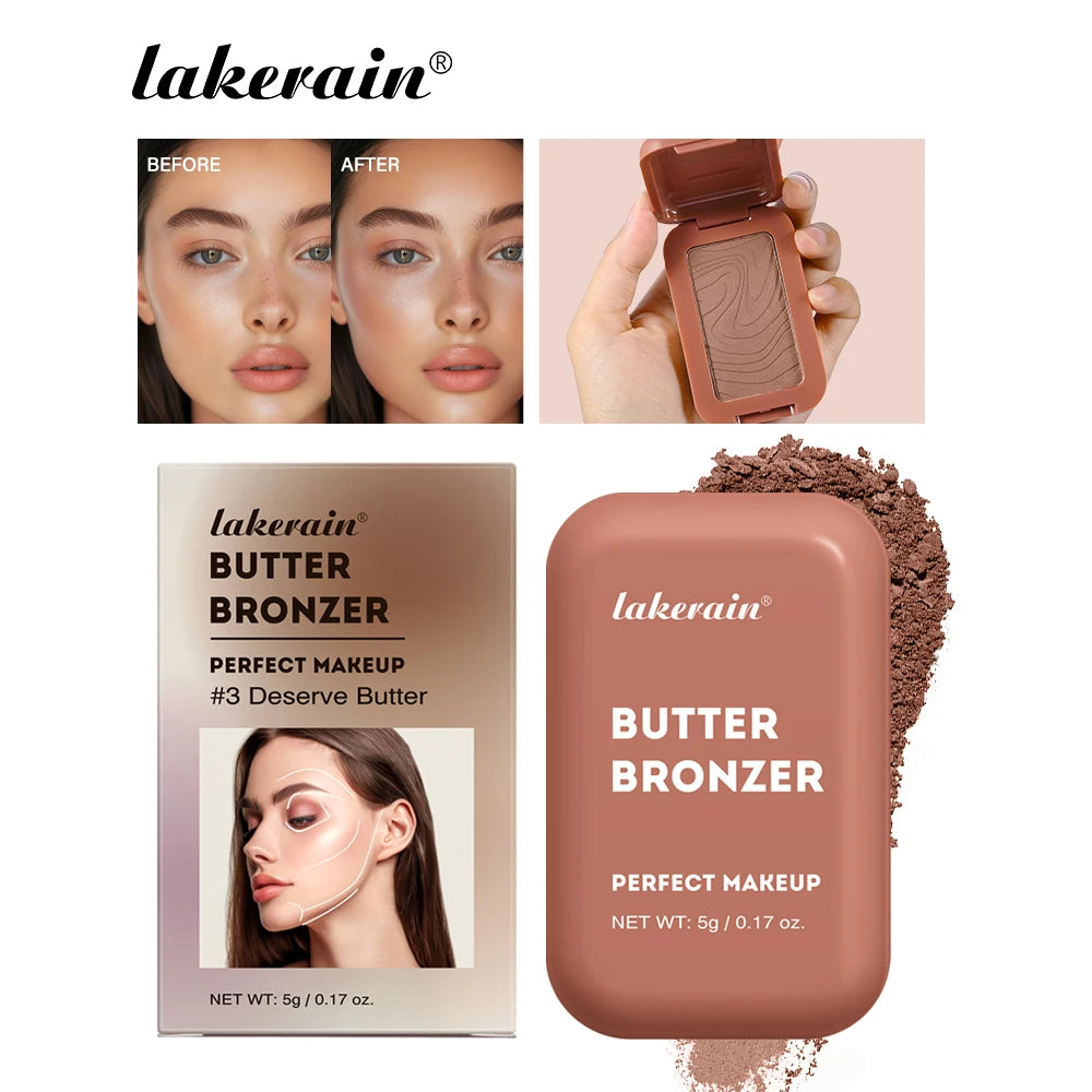 Waterproof Matte Butter Bronzer for Face Contouring