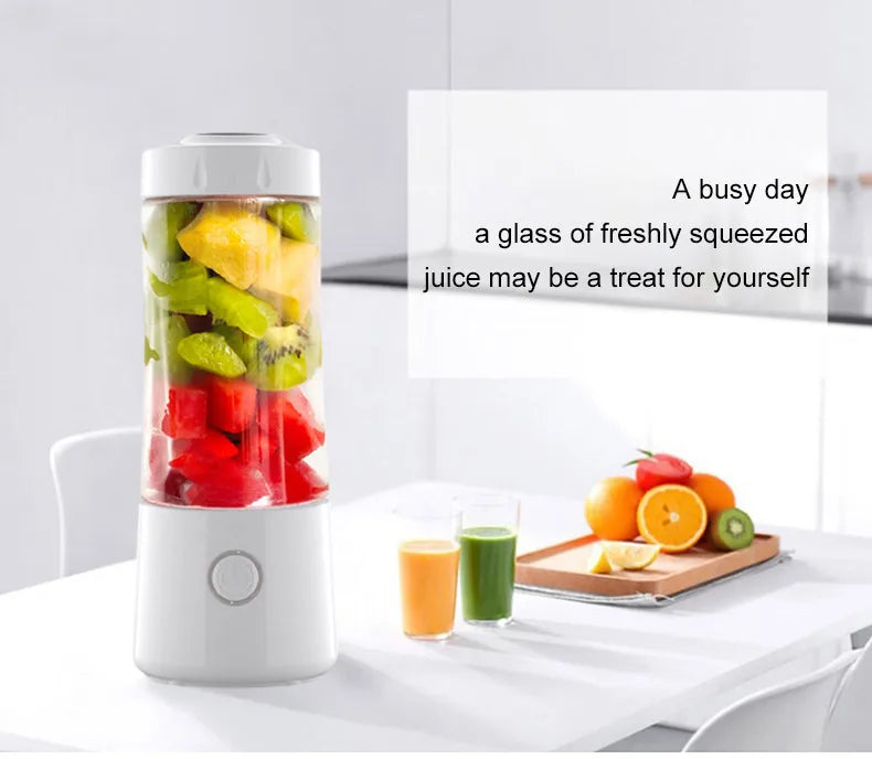 Portable Electric Rechargeable Juicer Blender Cup
