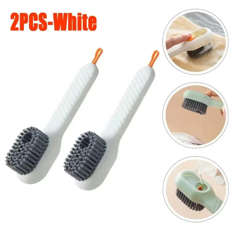 Multifunctional Liquid Dispensing Cleaning Brush