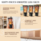 Waterproof Leg Foundation Body Concealer with Application Glove
