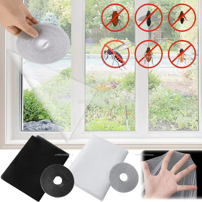 DIY Adhesive Window Mosquito Net Screen Mesh