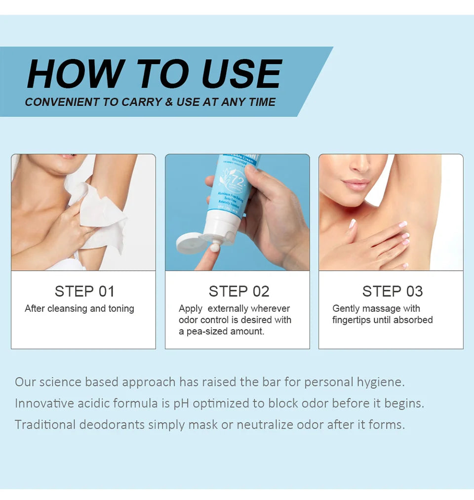 72-Hour Invisible Whole Body Deodorant Cream - 13