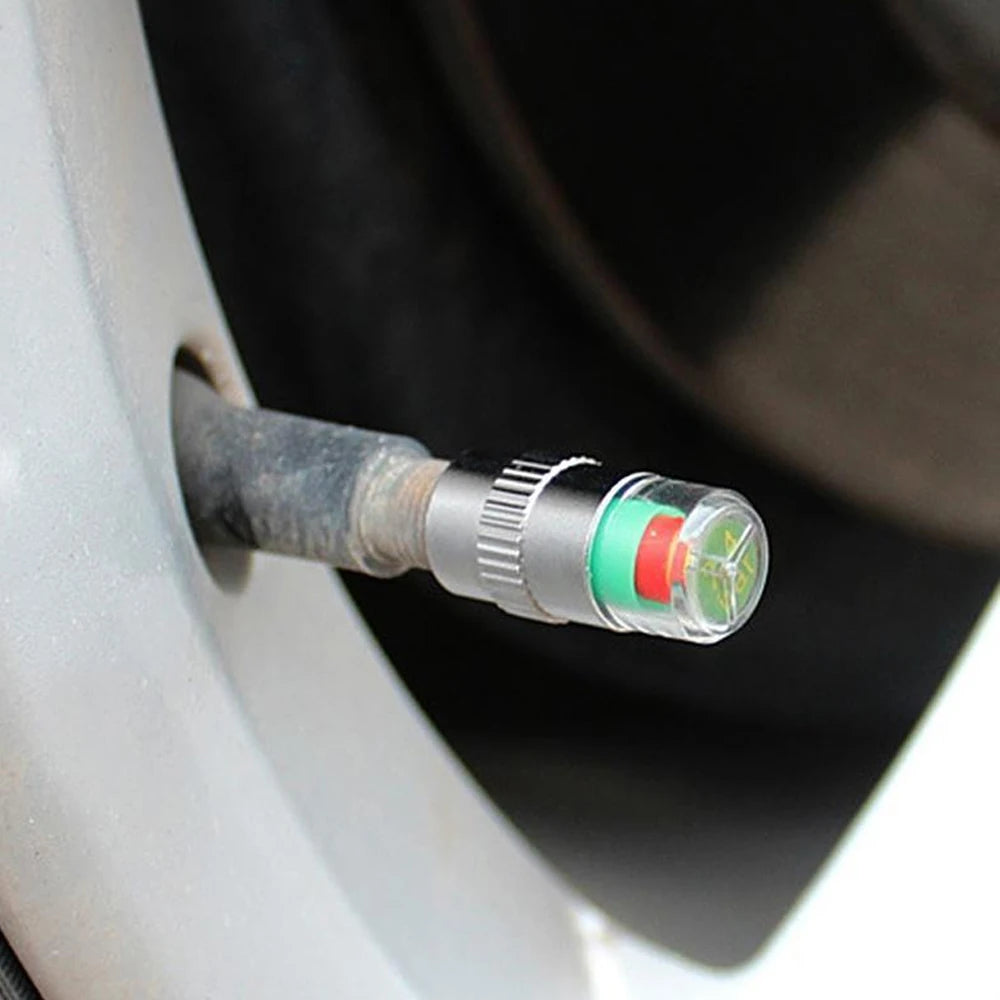 Tire Pressure Monitor Valve Caps for Cars and Motorcycles
