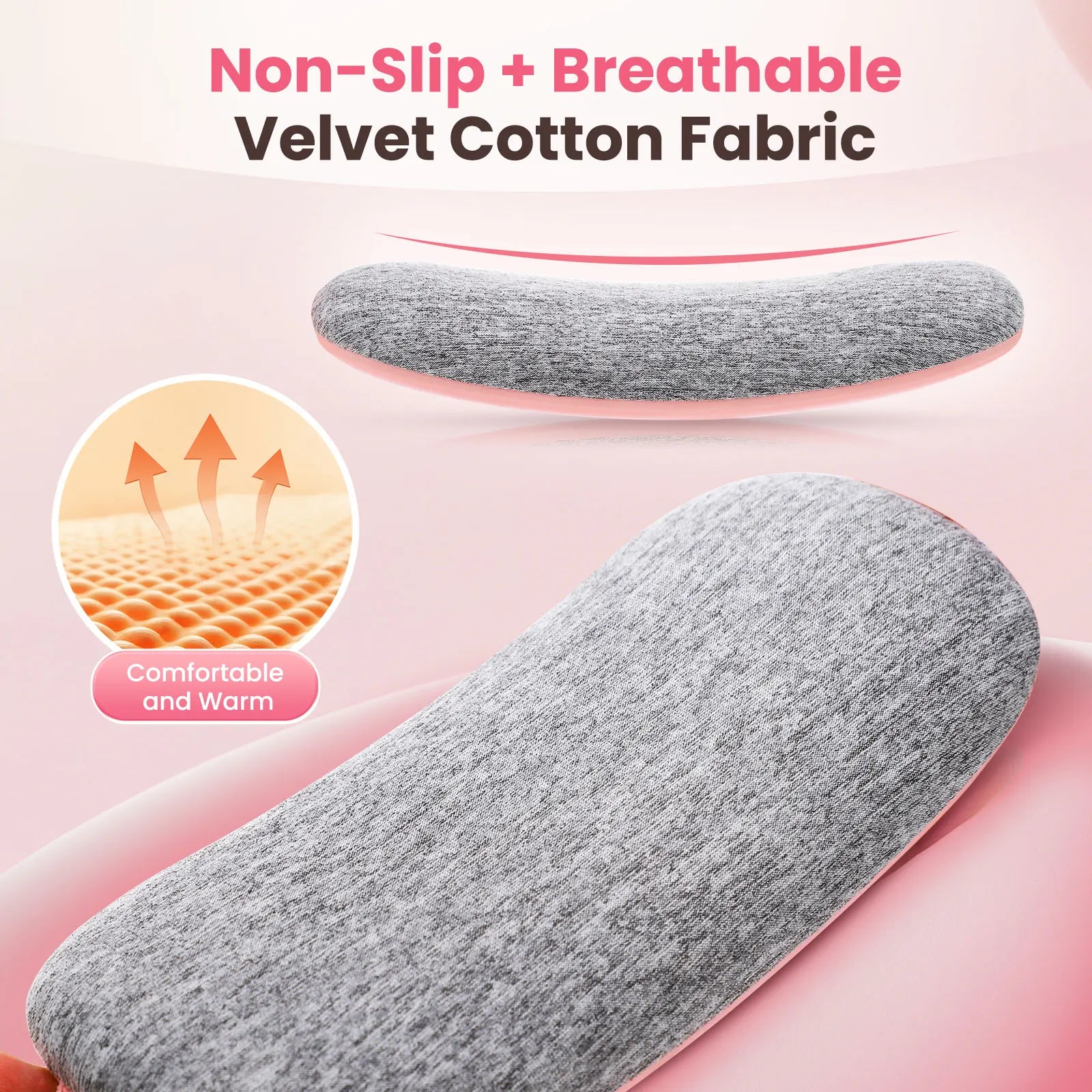 Cordless Menstrual Heating Pad with Vibration Massage - 14