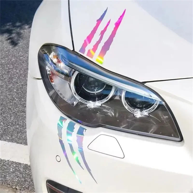 Ghost Claw Car Headlight Decal Sticker - 11