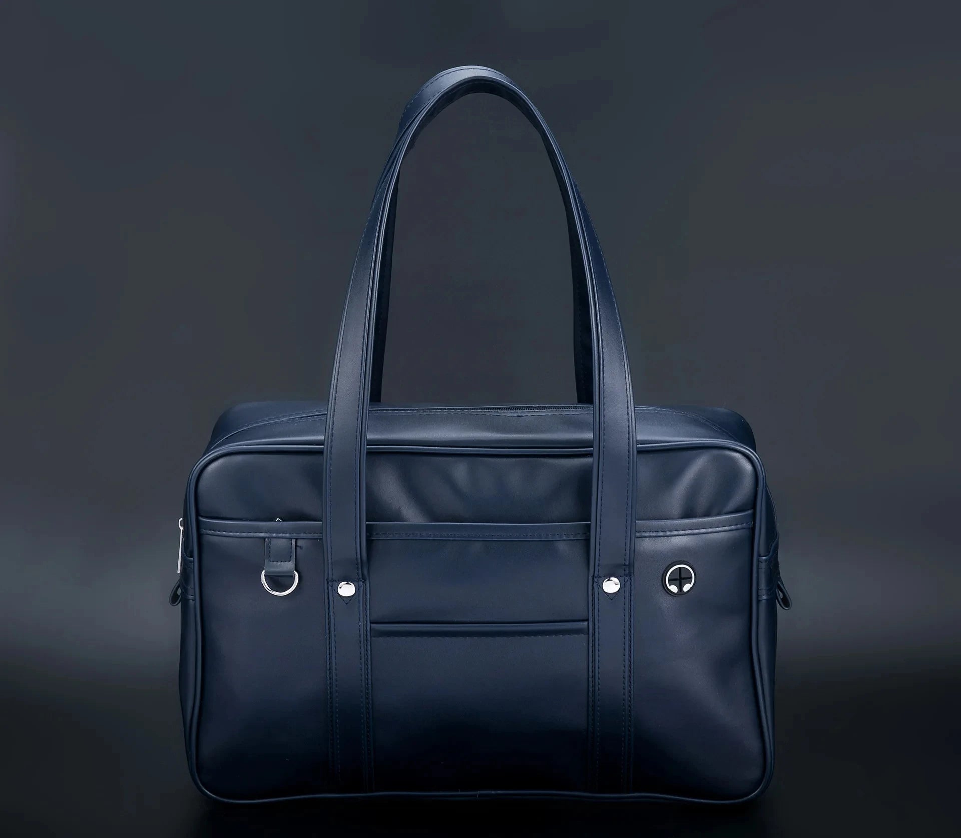 Japanese Style Waterproof Leather School and Laptop Tote Bag - 8