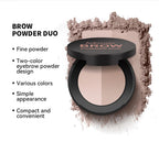 Two-Tone Eyebrow Powder Duo with Applicator Brush