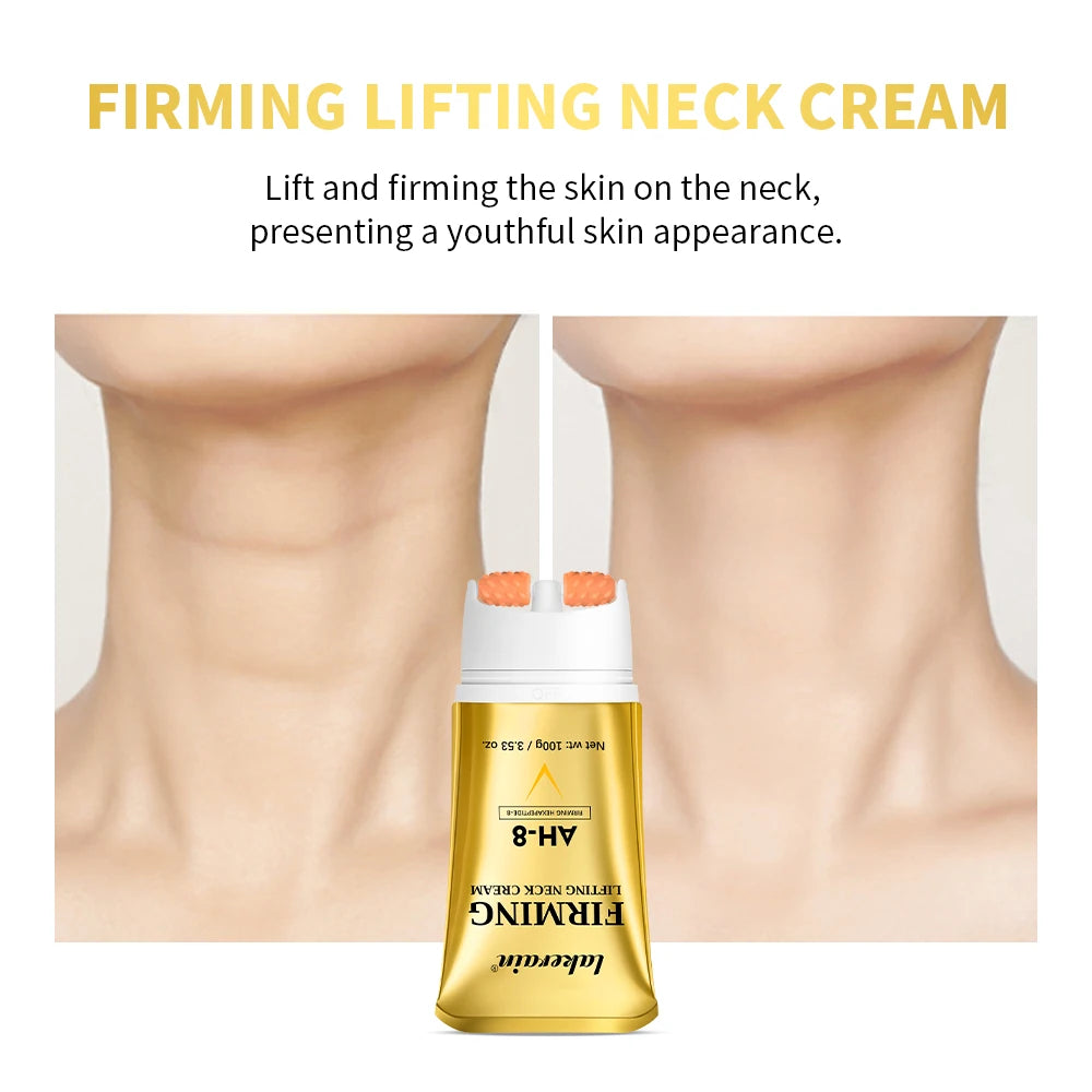 Firming Lifting Neck Cream with Integrated Massage Roller