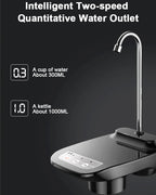 Automatic Rechargeable Electric Water Bottle Dispenser Pump
