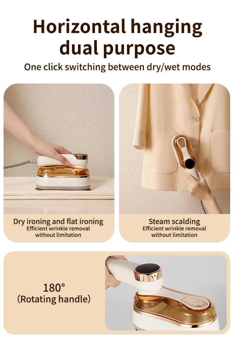 Portable Handheld Garment Steamer for Home and Travel - 9