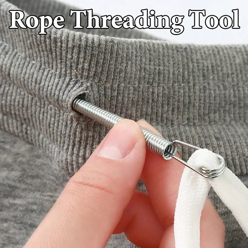 Flexible Spring Drawstring Threader for Sewing and Crafts - 8