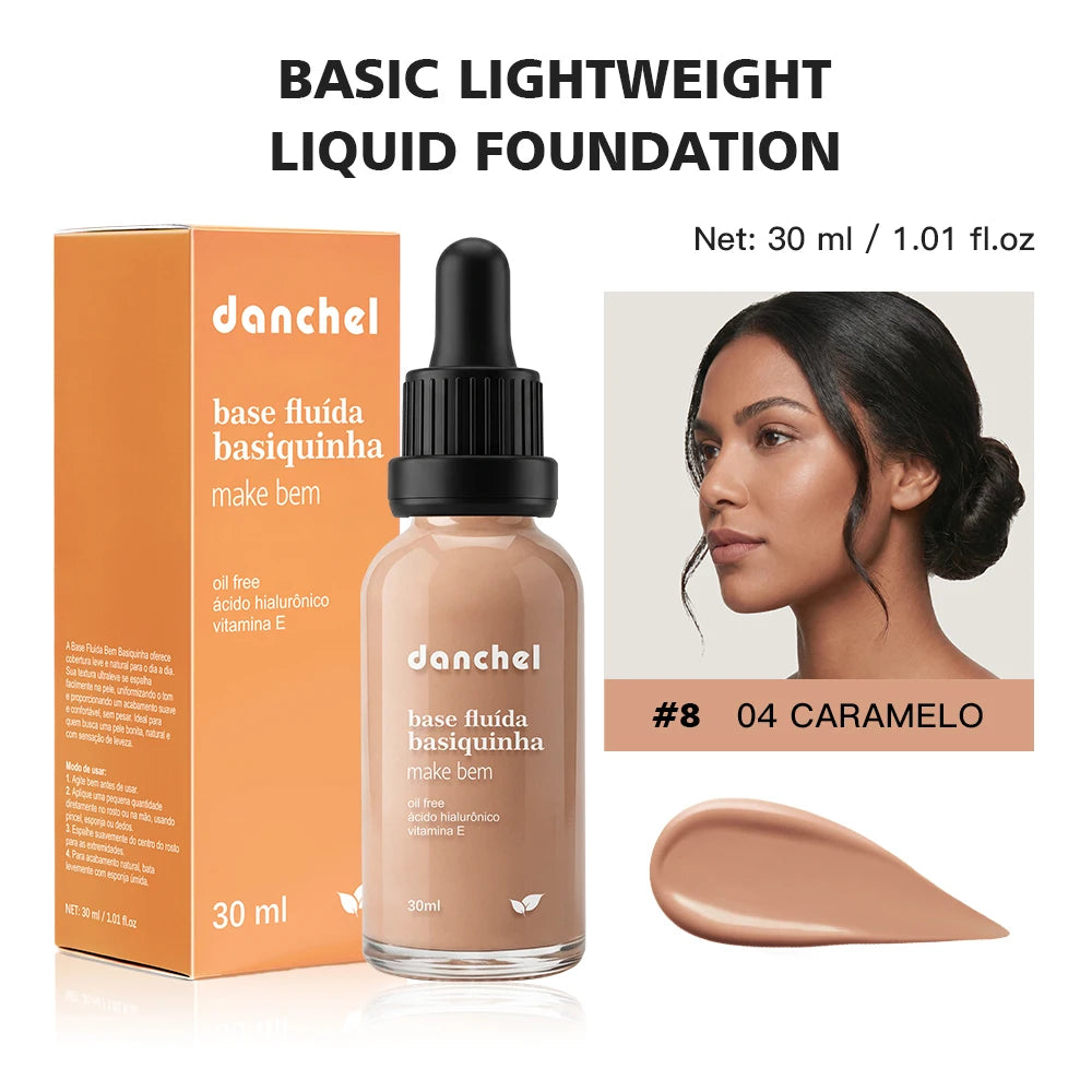 Matte Lightweight Liquid Foundation for Flawless Poreless Skin - 23