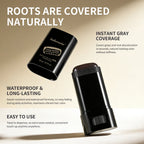 Temporary Hair Root Touch Up Stick with Built-in Comb