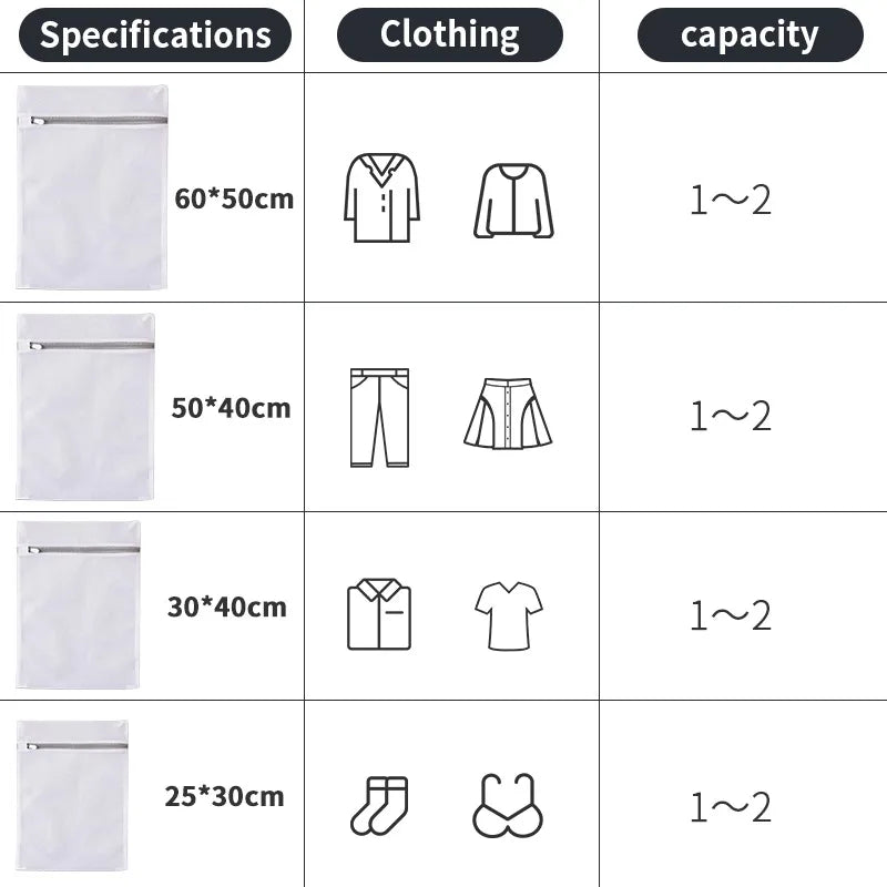 Honeycomb Mesh Laundry Wash Bags for Delicates