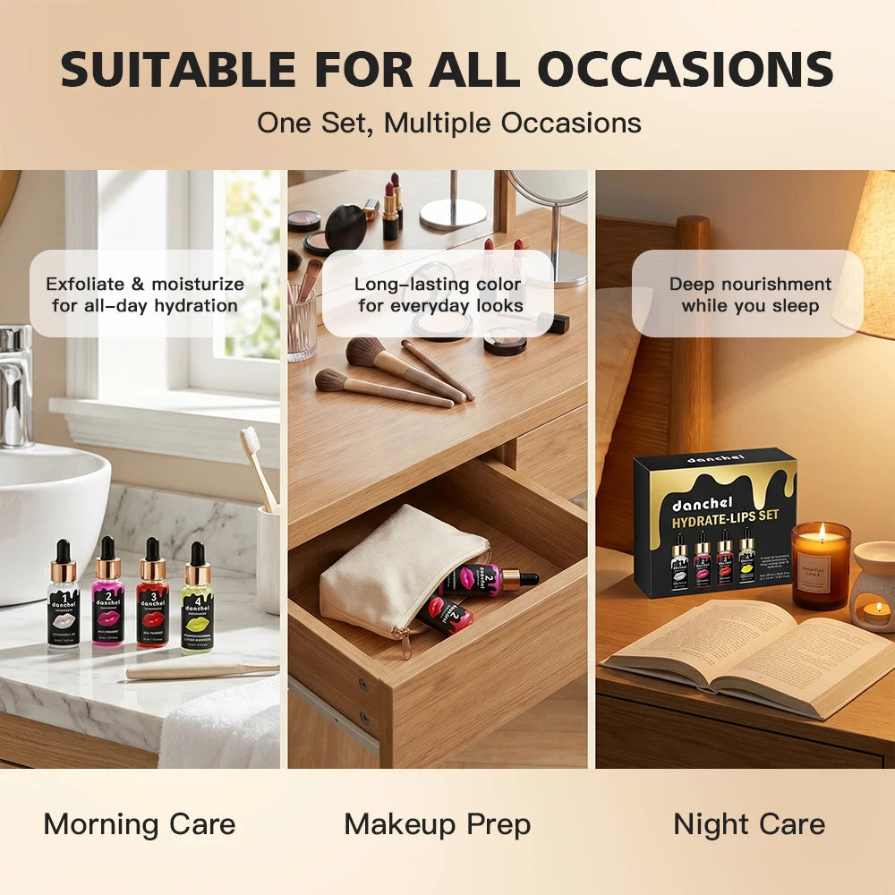 4-Step Complete Lip Care and Hydration Treatment Set