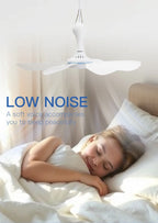Portable USB Hanging Ceiling Fan for Camping and Dorms