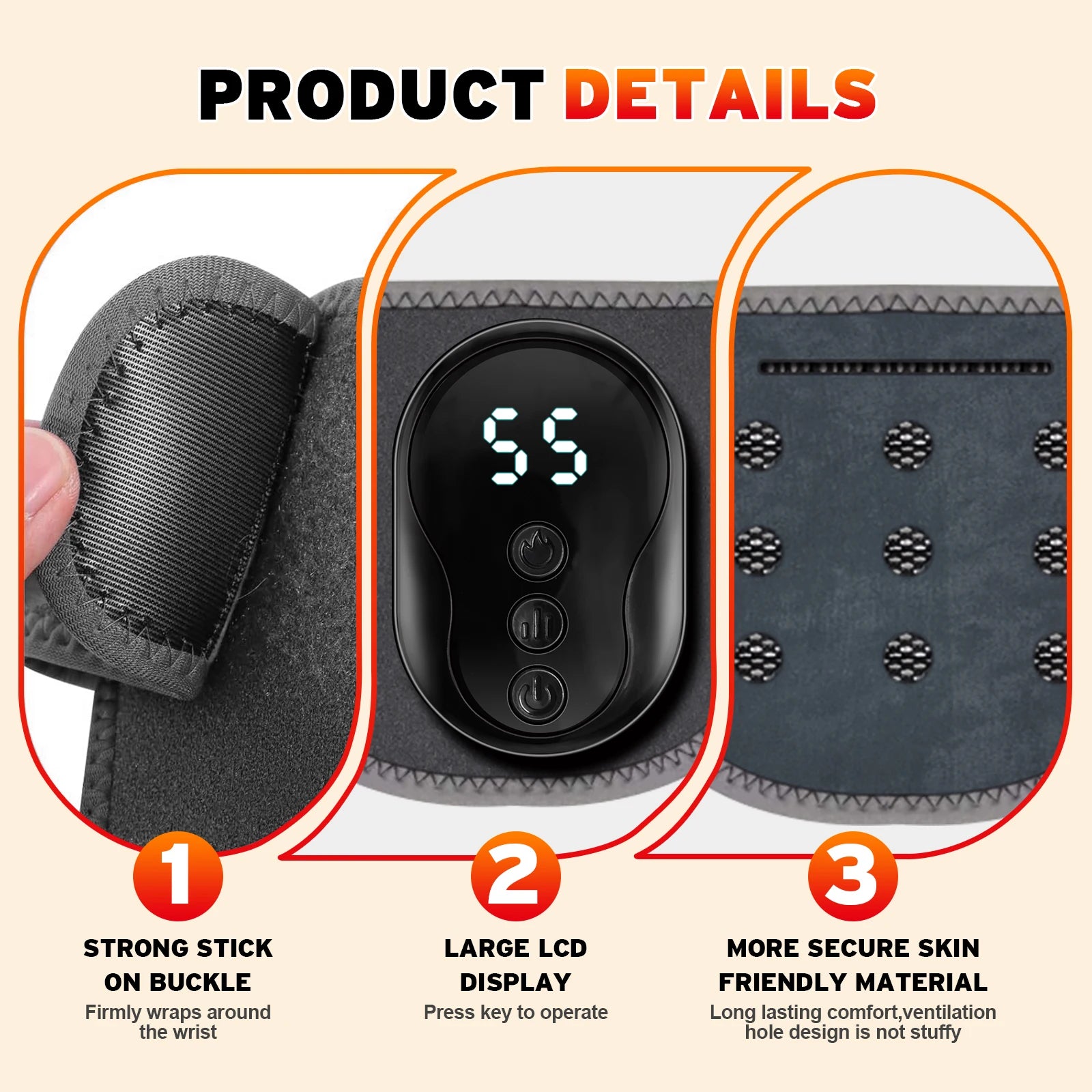 Vibration Ankle and Wrist Massage Wrap - 9