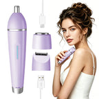 3-in-1 Waterproof Electric Shaver and Bikini Trimmer for Women