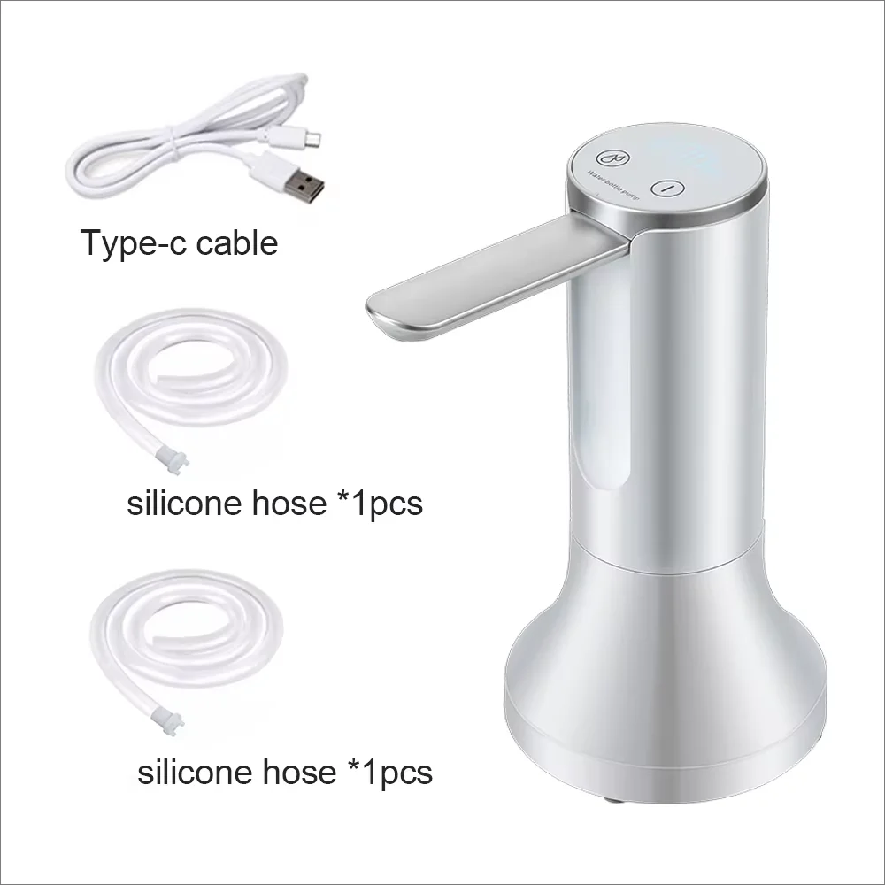 Automatic Rechargeable Electric Water Bottle Pump with Digital Display