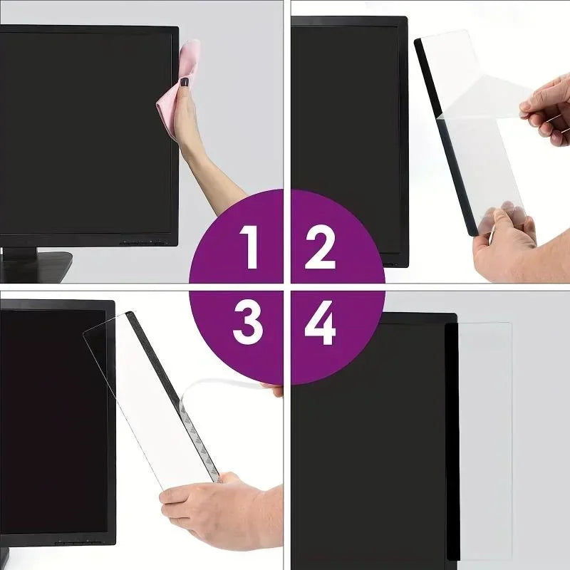 Acrylic Monitor Memo Board for Desk Organization
