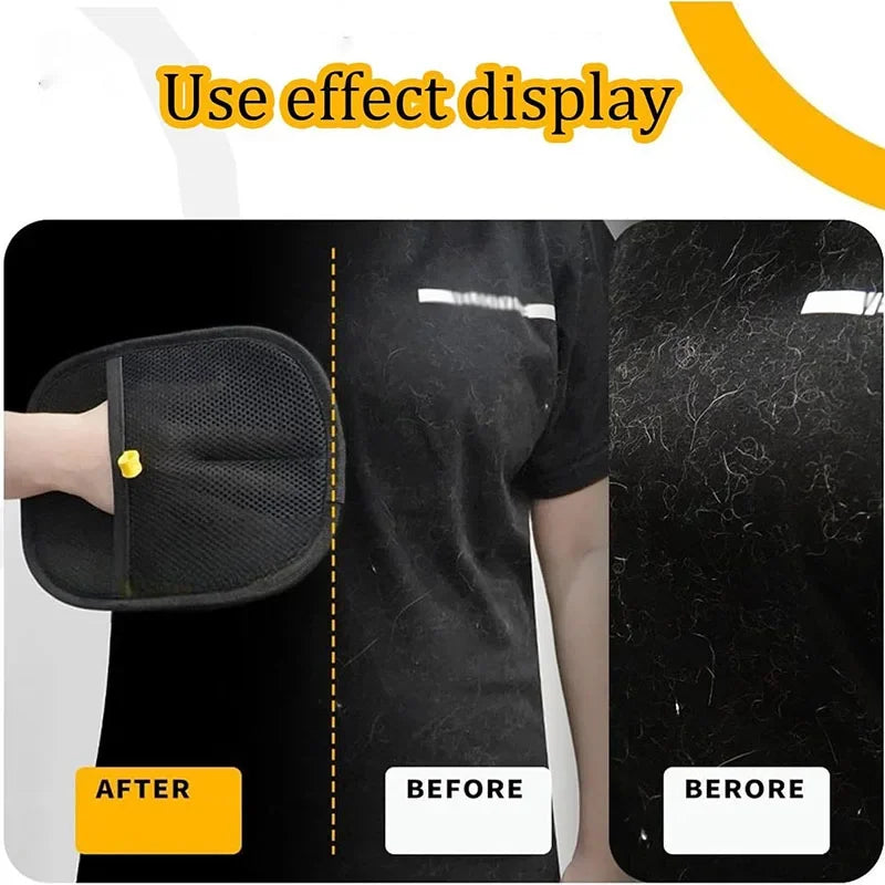 Electrostatic Pet Hair Removal Grooming Gloves - 11