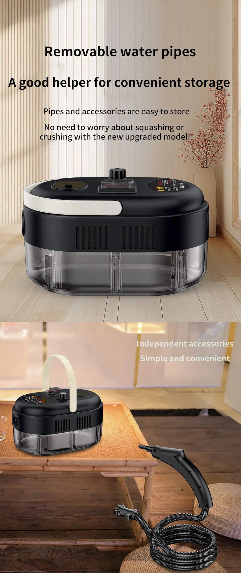 High-Pressure Handheld Steam Cleaner for Home and Kitchen