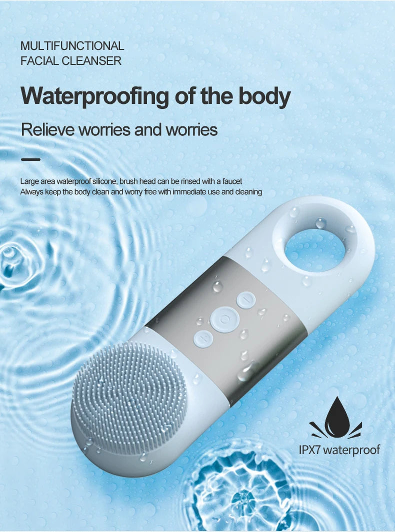 Hot and Cold Sonic Facial Cleansing Brush