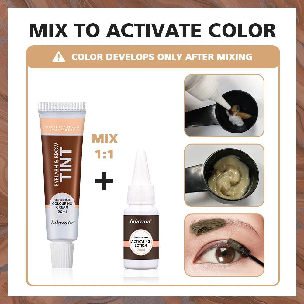 Professional Eyelash and Eyebrow Lifting and Tinting Kit