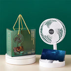 Portable Retractable Folding Desk and Floor Fan