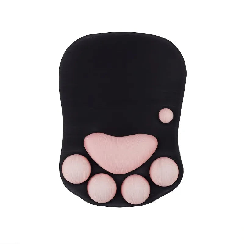 Ergonomic Cat Paw Wrist Rest Mouse Pad