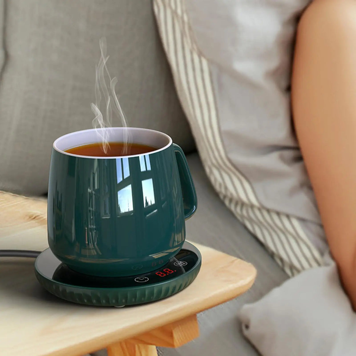 Electric Mug Cup Warmer with Adjustable Temperature