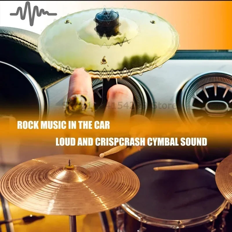 Mini Drum Cymbal Car Vent Decoration Accessory