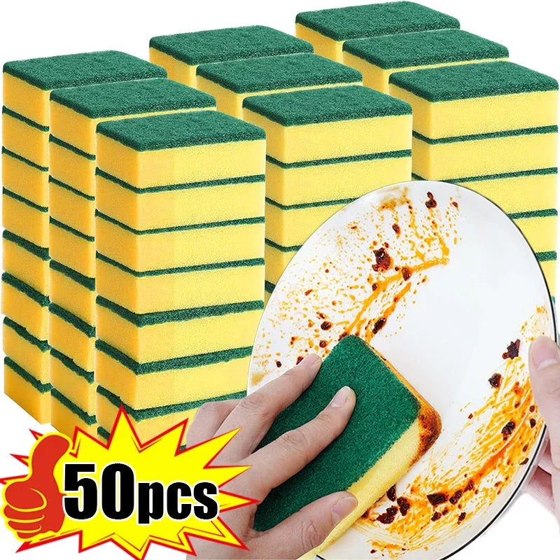 Heavy-Duty Double-Sided Kitchen Cleaning Sponge - 7