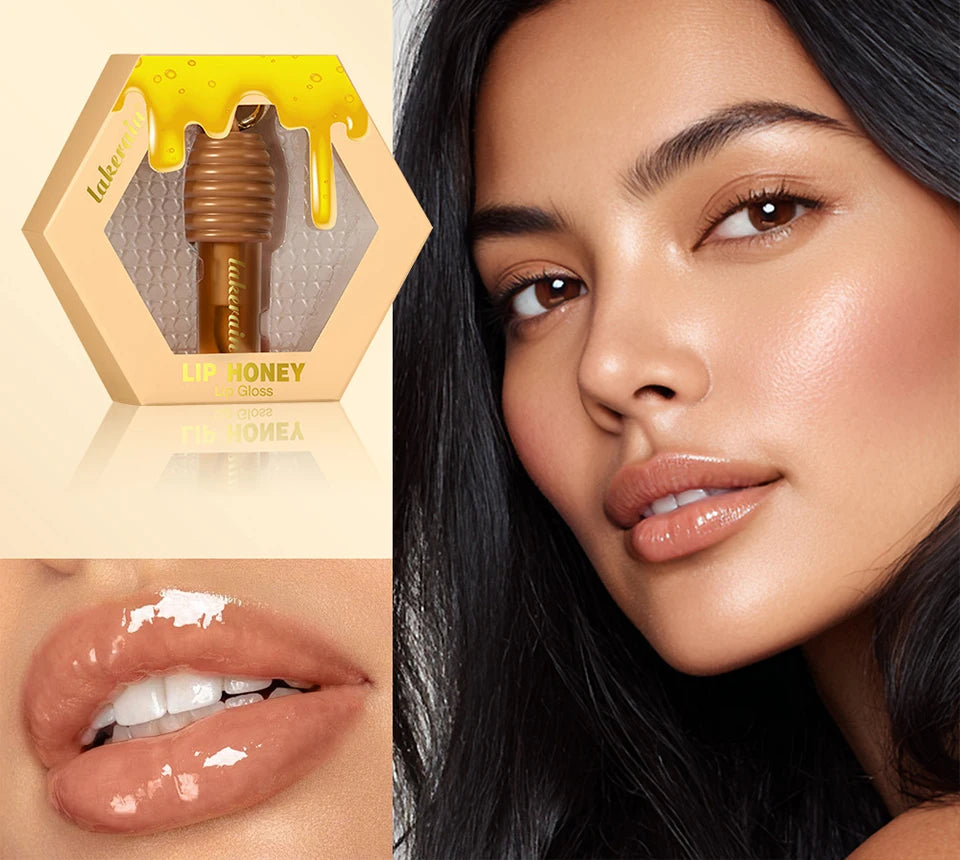 Honey and Chocolate Moisturizing Lip Gloss Duo Set