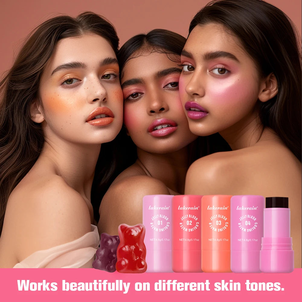 Cooling Water Jelly Tint Stick for Cheeks and Lips