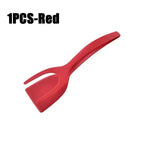 2-in-1 Non-Stick Spatula and Kitchen Tongs for Cooking