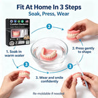 Moldable Silicone Denture Set for Instant Smile Makeover