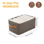 Foldable Fabric Clothing and Closet Organizer Storage Box