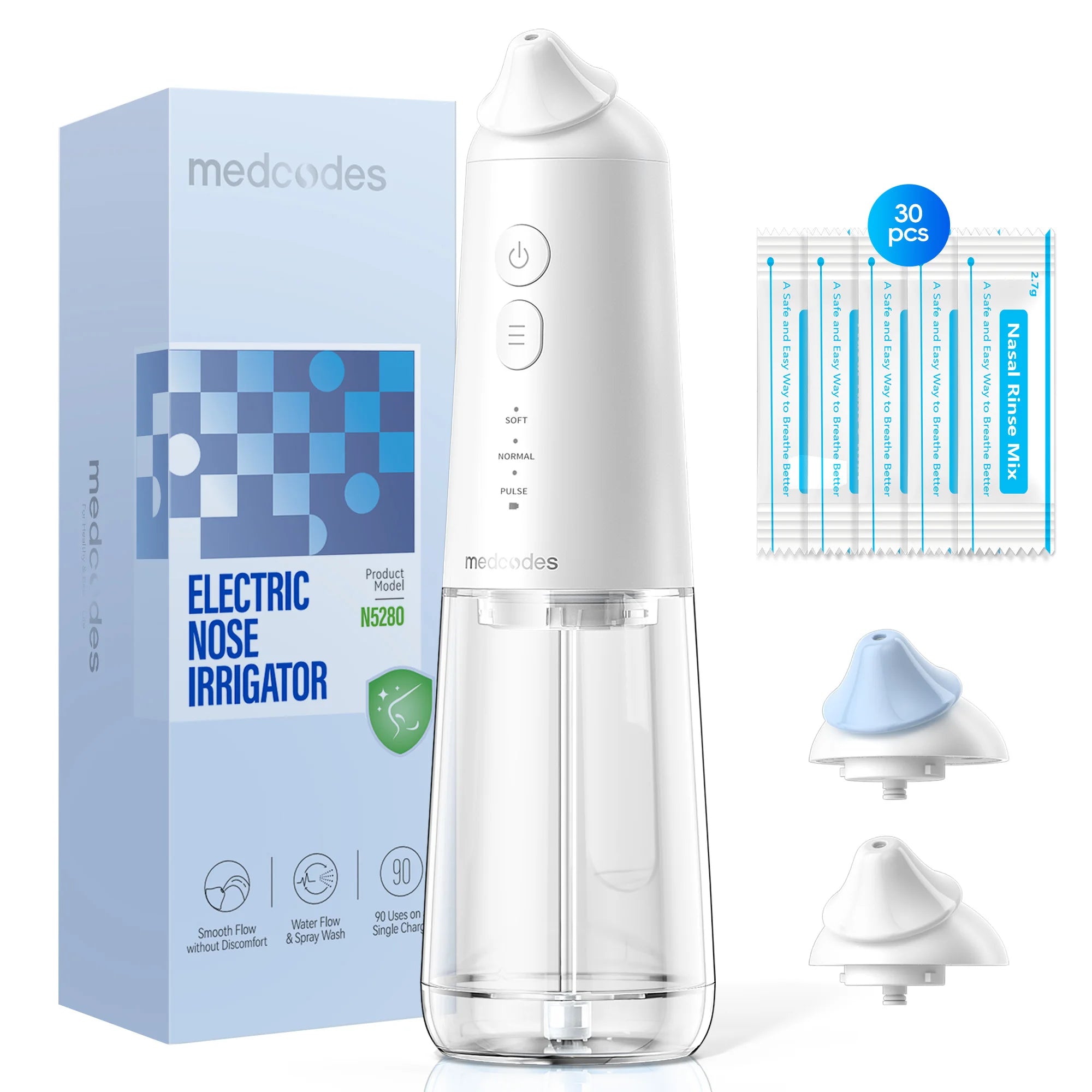 Electric Nasal Irrigation System for Sinus Relief - 1