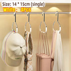 Circle Ring Hat Organizer Rack for Closet