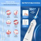 Portable Water Flosser and Sonic Electric Toothbrush Combo Set