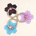 Flower Rotating Metal Phone Ring Holder
