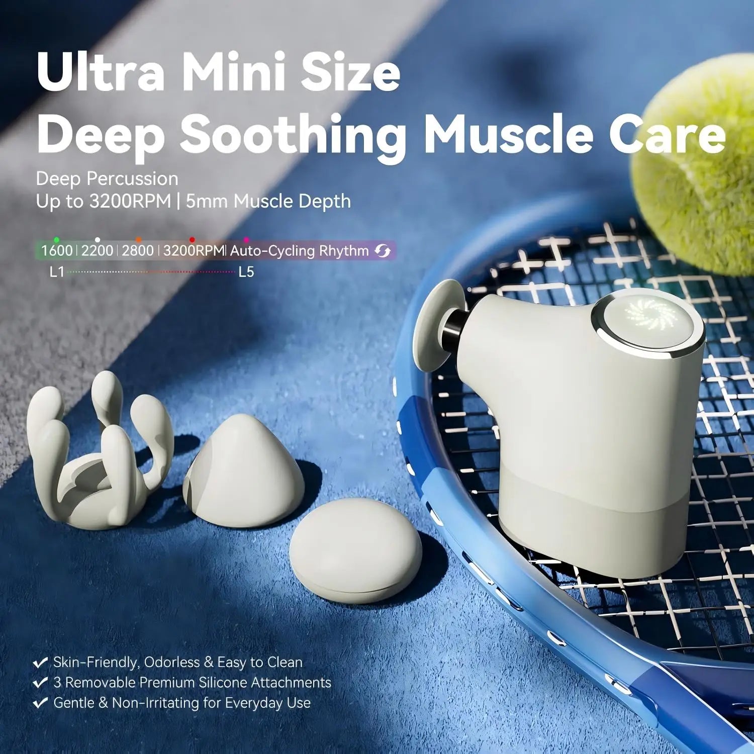 Portable Mini Deep Tissue Percussion Massage Gun - 3