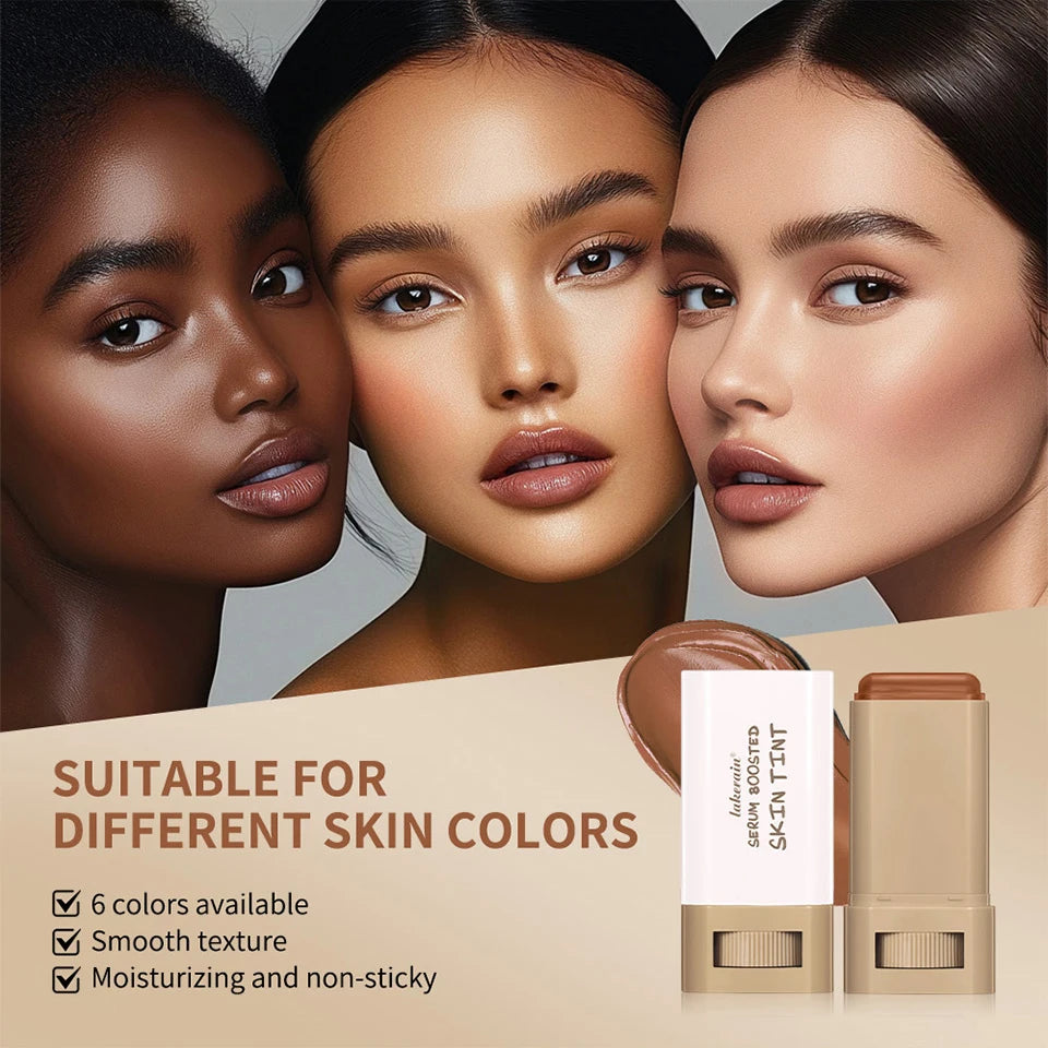 Matte Foundation Stick and Pressed Setting Powder Makeup Set - 9