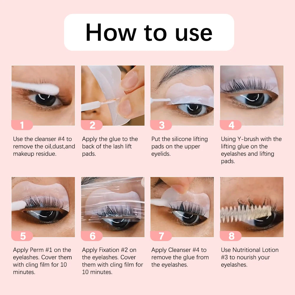 Professional Semi-Permanent Eyelash Lifting and Curling Kit