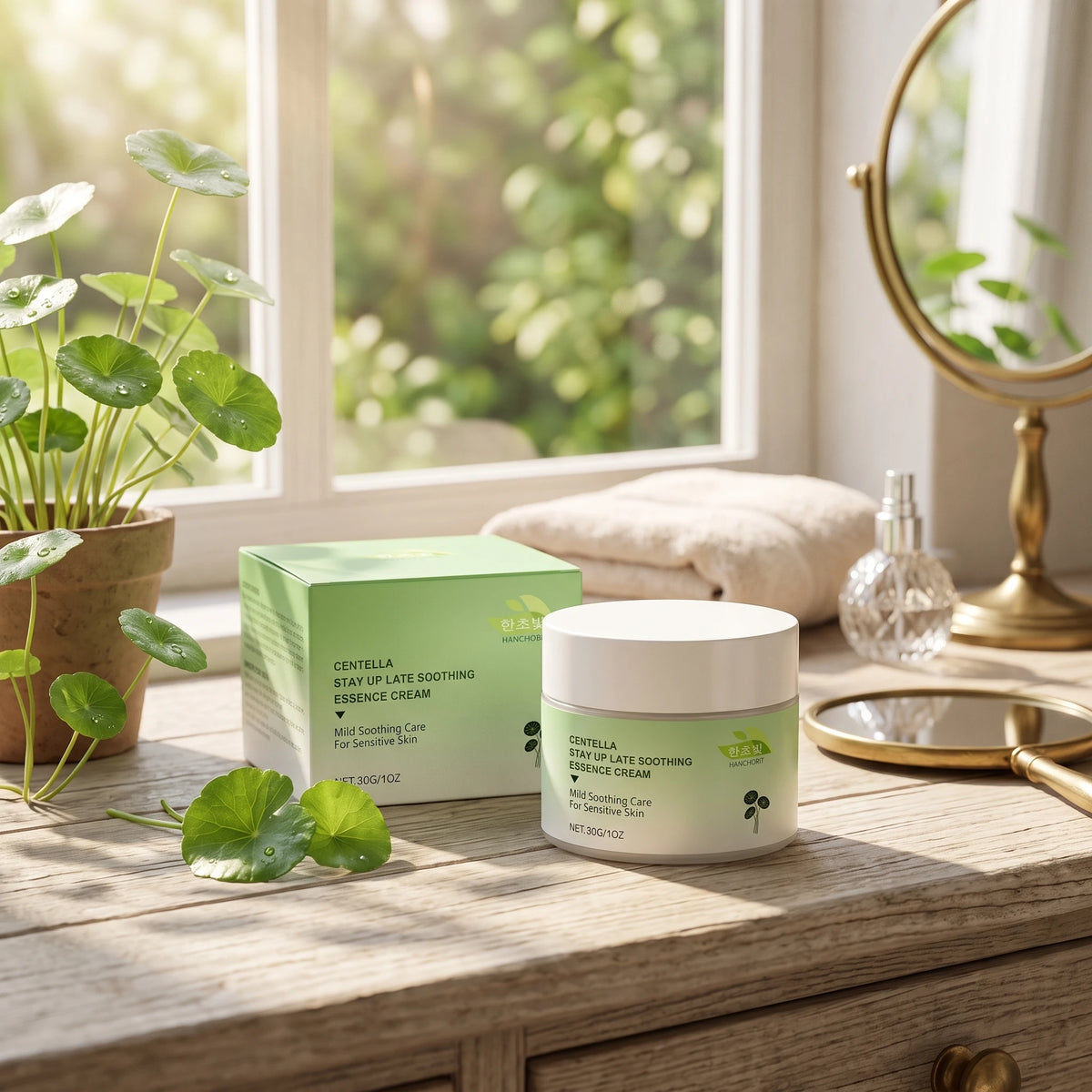 Centella Asiatica Calming Facial Moisturizer for Sensitive Skin