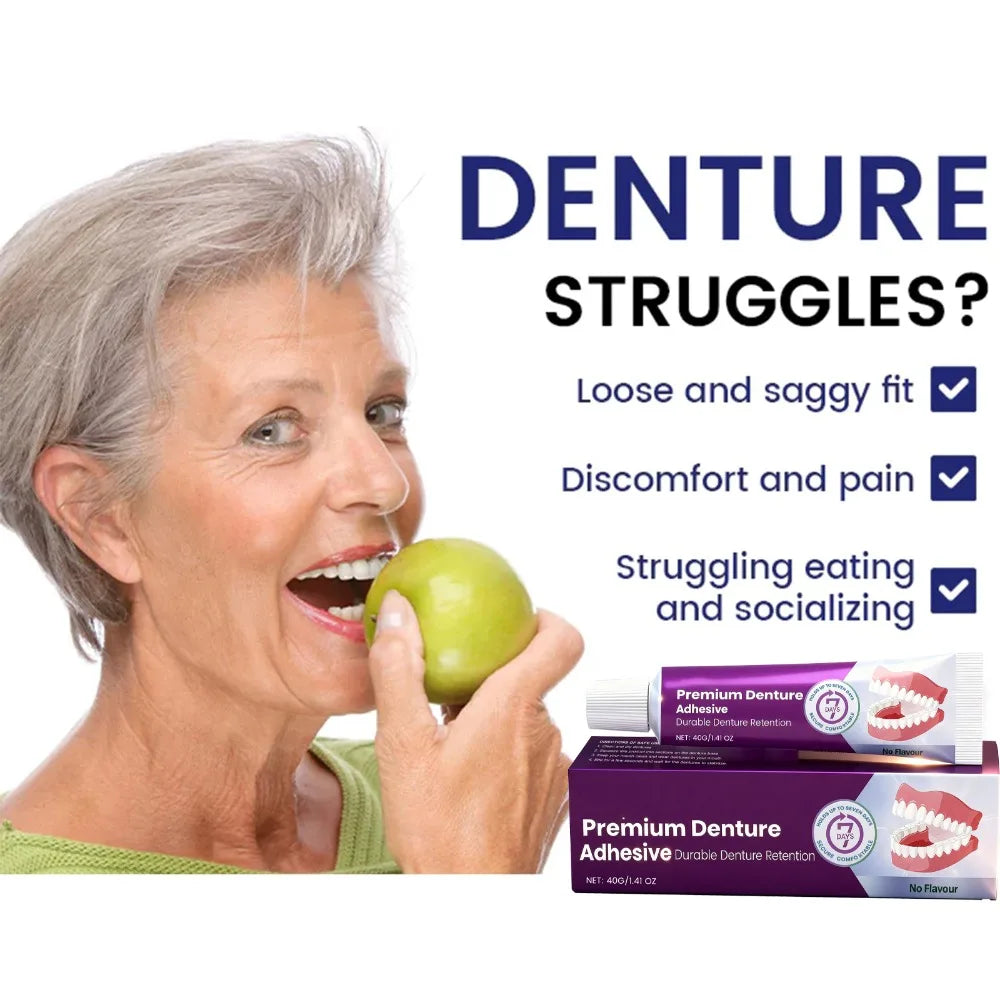 Thermoplastic Denture Adhesive for Secure Long-Lasting Hold