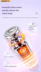 2-in-1 Painless Electric Razor and Hair Remover for Women